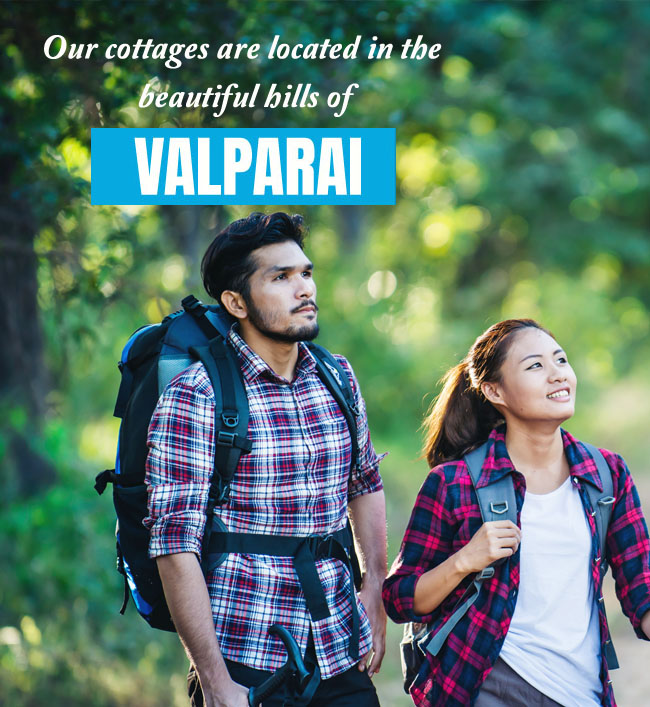 Our cottages are located in the beautiful hills of Valparai